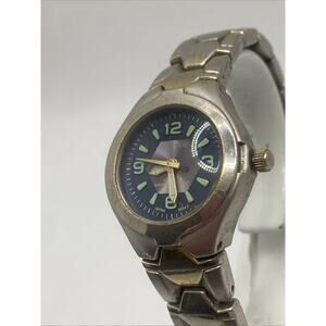 Ladies Vellacio Silver Tone Watch Works New Battery!